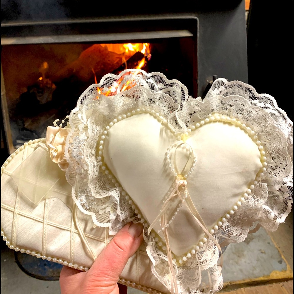 Wedding Bundle- Guest Book & Ring Cushion